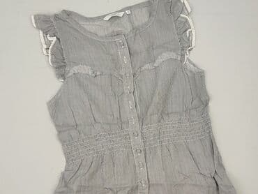 szara bluzki z koronką: New Look, Bluzka damska, rozmiar L — 1