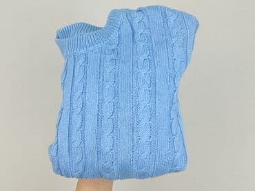 sweter w chmurki reserved: Sweter damski, rozmiar M — 6