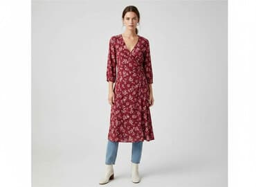 sukienka h m czerwona: H&M, Sukienka damska, rozmiar S — 7