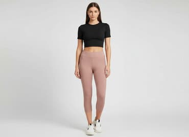 legginsy krótkie push up: Shein, Legginsy Sportowe damskie, rozmiar M — 1