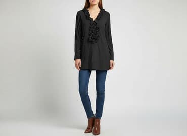 zalando czarne sukienki: Zebra, Tunika damska, rozmiar M — 1