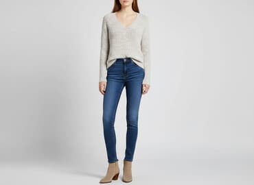 neonowy sweter zara: Zara, Sweter damski, rozmiar M — 1