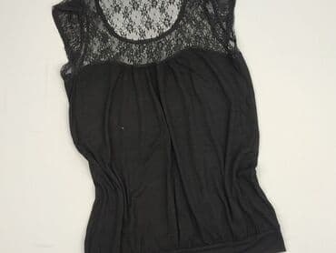 czarne bluzki z krótkim rękawem allegro: Women's blouse, size S (EU 36) — 1
