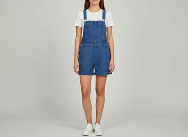 kombinezony zimowe damskie: Divided, Ogrodniczki damskie, rozmiar S — 6