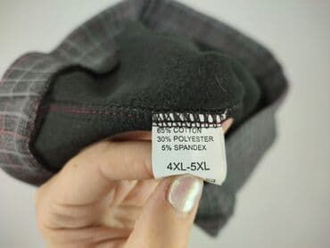 ubrania dla puszystych kraków: Spodnie materiałowe damskie, rozmiar 5XL — 4