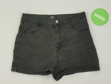 skórzane krótkie spodenki: Denim Collection, Szorty damskie, rozmiar L — 2