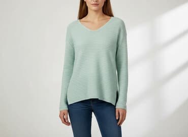 sweter w chmurki reserved: Infinity, Sweter damski, rozmiar S — 7