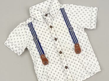 Shirt 1.5-2 years, condition - Perfect, pattern - Print, color - White
