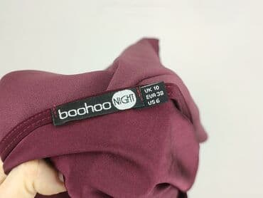 niebieska satynowa sukienka zara: Boohoo, Sukienka damska, rozmiar M — 4