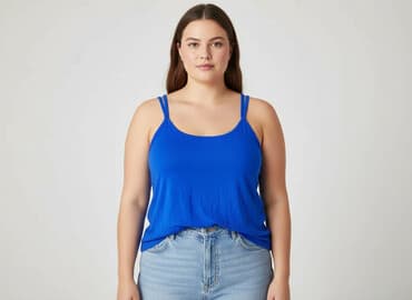 bluzki z gumką na dole plus size: Top damski, rozmiar 2XL — 1
