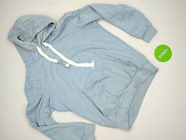 granatowe bluzy: Sinsay, Bluza z kapturem dla mężczyzn, rozmiar M — 3