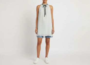 sukienki z szyfonowymi rękawami: Sukienka damska, rozmiar S — 6