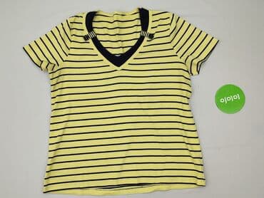 koszulka żółta w czarne paski: T-shirt damski, rozmiar L — 2