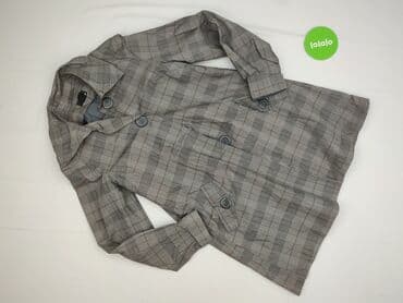 srebrny top h m: H&M, Płaszcz damski, rozmiar S — 2