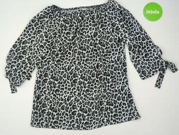 piżama w krowie łaty: Bluzka damska, 2XL — 2