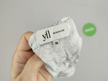 bluzka z baskinką biała: Reserved, Women`s top, size S — 6