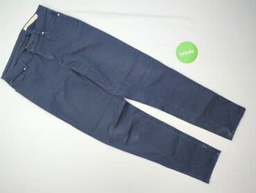 jeansy plus size wysoki stan: Esmara, Spodnie materiałowe damskie, M — 2