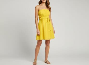 żółta sukienki na wesele długa: Сукня жіноча, розмір S — 1