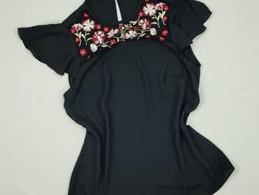 czarne bluzki z haftem: F&F, Bluzka damska, rozmiar S — 1