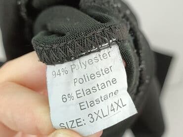 Women: Material trousers for women, size 3XL (EU 46) — 4