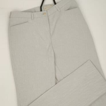 deichmann srebrne buty: Mona, Spodnie materiałowe damskie, rozmiar 4XL — 2