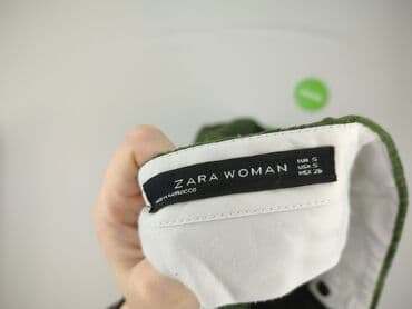 trampki zaxy: Zara, Spodnie materiałowe damskie, rozmiar S — 5