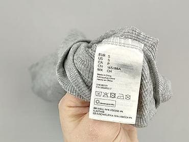 bluzki camel: H&M Basic, Top damski, rozmiar S — 4