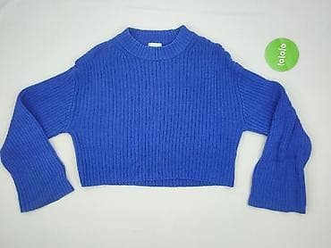 niebieski sweter hm: H&M, Sweter damski, rozmiar S — 3