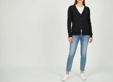 kurtki zimowe damskie c a: CAMAIEU, Kardigan damski, rozmiar S — 6