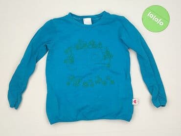 czarne rajstopy z wzorami: Sweatshirt, Coccodrillo, 4-5 years, 104-110 cm, condition - Very good — 2
