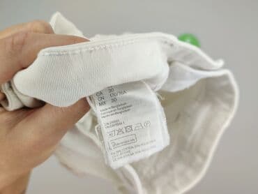 białe damskie jeansy: H&M, Jeansy damskie, rozmiar M — 5