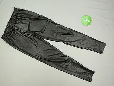 pluszowe leginsy: Legginsy Ze skóry ekologicznej damskie, rozmiar M — 2