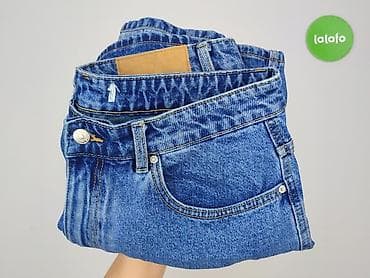 custom jeansy: Zara, Szorty damskie, rozmiar L — 6