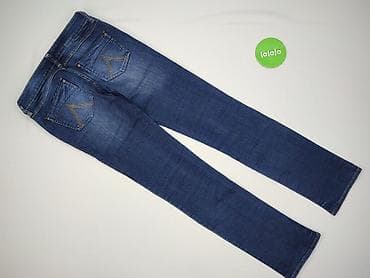 biale trampki tommy: Jeansy damskie, rozmiar L — 3