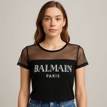 koszulka balmain damska olx: T-shirt damski, rozmiar M — 1