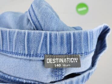 spodnie hm czarne: Spodnie jeansowe, Destination, 10 lat, 140, stan - Bardzo dobry — 4