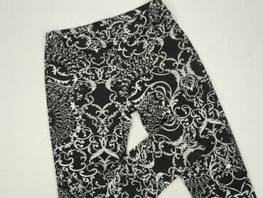 rajstopy czarne ze srebrną nitką: ITALY FASHION, Legginsy Eleganckie damskie, rozmiar XL — 2