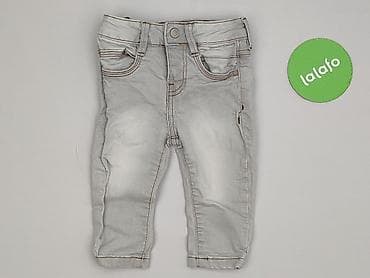 bomberki hm: Spodnie jeansowe, Reserved, 6-9 miesięcy, stan - Bardzo dobry — 2