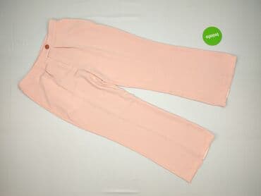 legginsy damskie plus size: Material trousers for women, size XL (EU 42) — 2