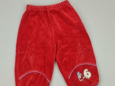 pomaranczowe spodnie dresowe: Sweatpants, 3-6 months, condition - Good — 1