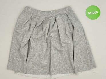 biala spodniczka z zakladkami: Spódnica damska, One size — 3