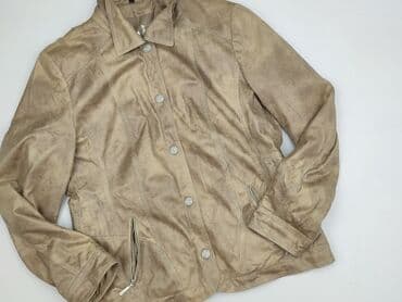 костюми жіночі класичні: Women`s leather jacket, size L (EU 40) — 1