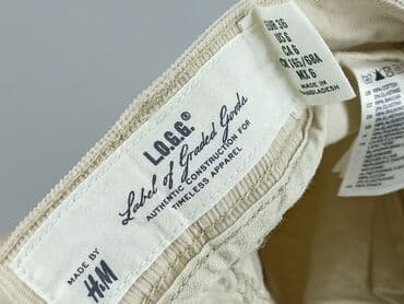 jeansy straight stradivarius: H&M, Material trousers for women, size S (EU 36) — 5