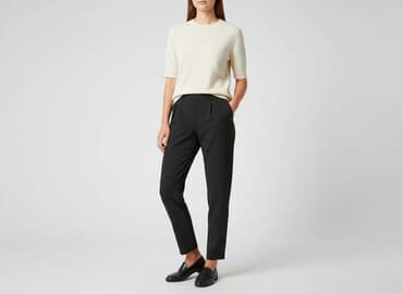 zara spodnie dzianinowe: Zara, Spodnie materiałowe damskie, rozmiar S — 6