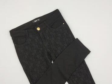 spodnie serduszka by o la la czarne: Forever, Spodnie materiałowe damskie, rozmiar M — 1