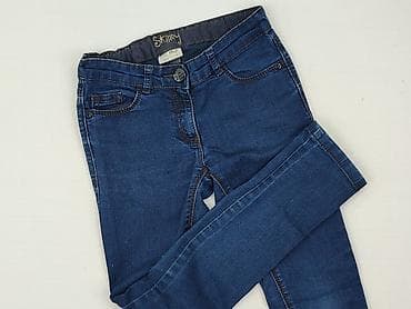 pomponiki: Spodnie jeansowe, Next, 10 lat, 134/140, stan - Bardzo dobry — 1