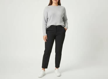 buty do garnituru badura: Spodnie materiałowe damskie, rozmiar XL — 5