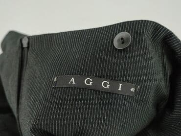 czarne spódniczka plisowane: AGGI, Spódnica damska, XL — 4