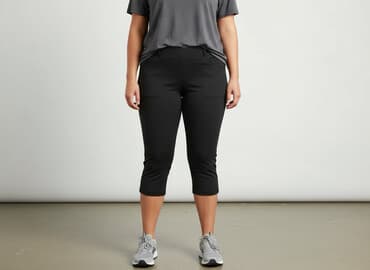 woskowane legginsy z wysokim stanem: Zentex, Legginsy Krótkie damskie, rozmiar XL — 7