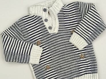 ubranko do chrztu dla chłopca ze sweterkiem: Bluza, 1.5-2 lat, 86-92 cm, stan - Idealny — 1